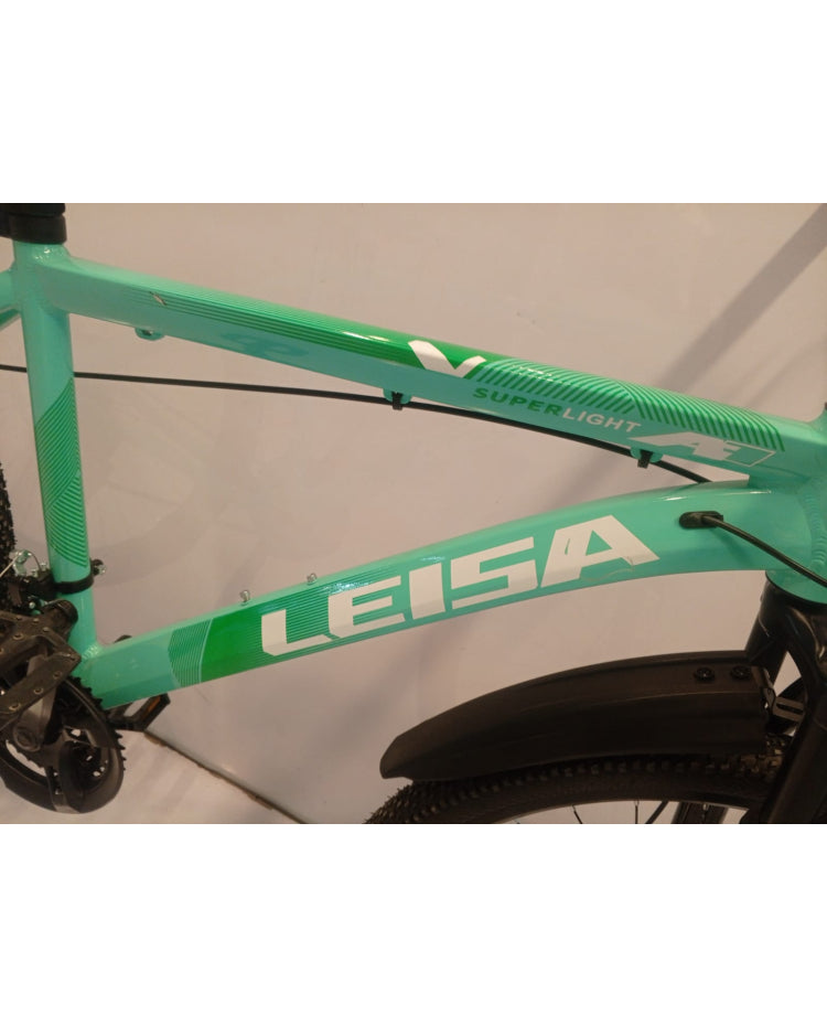 Sea Green & White Front Suspension Fork – Stylish Shock Absorbe