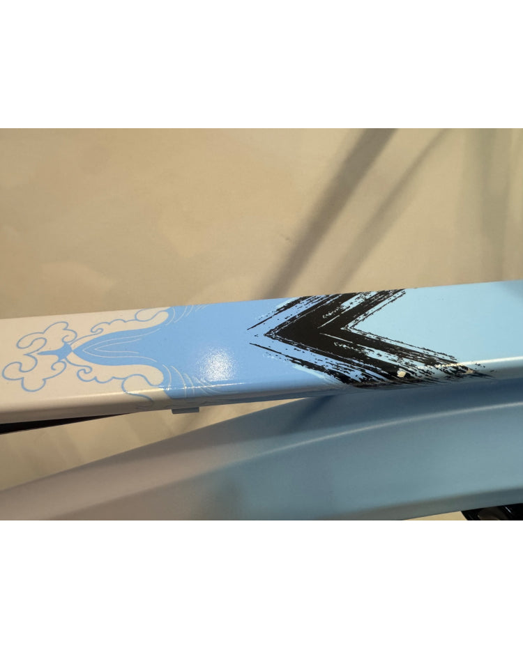 Ash White & Sea Blue Front Shock Bicycle