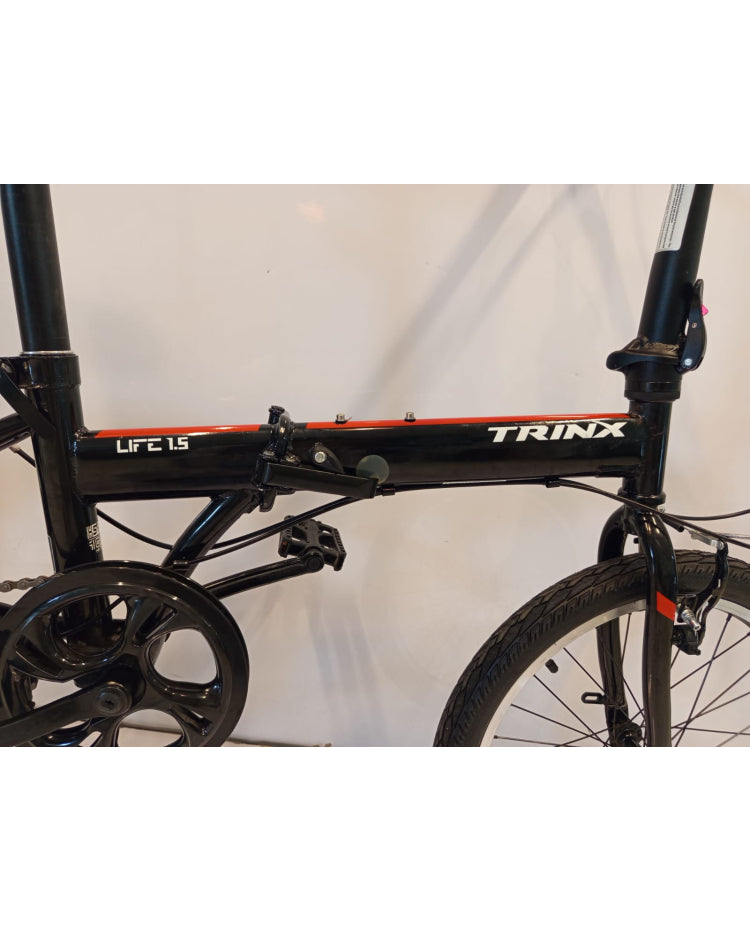 Folding Bicycle – Black & Red