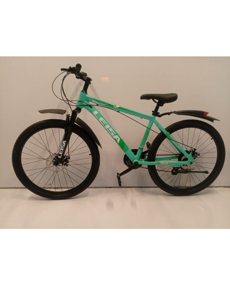 Sea Green & White Front Suspension Fork – Stylish Shock Absorbe