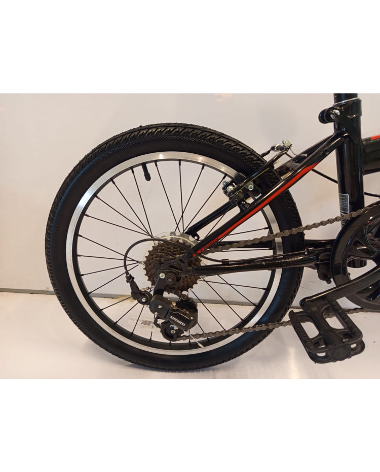 Folding Bicycle – Black & Red