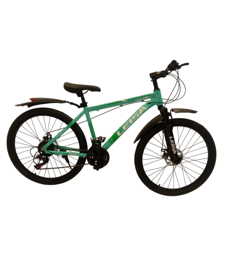 Sea Green & White Front Suspension Fork – Stylish Shock Absorbe