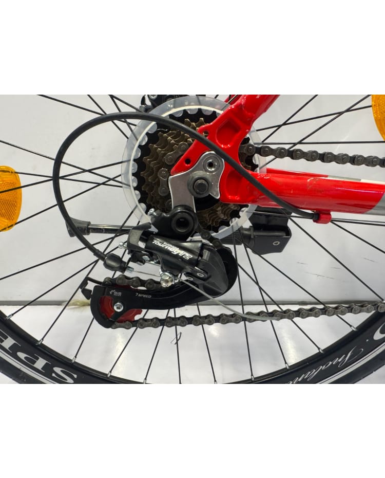 Hybrid Bicycle 700C – White & Red