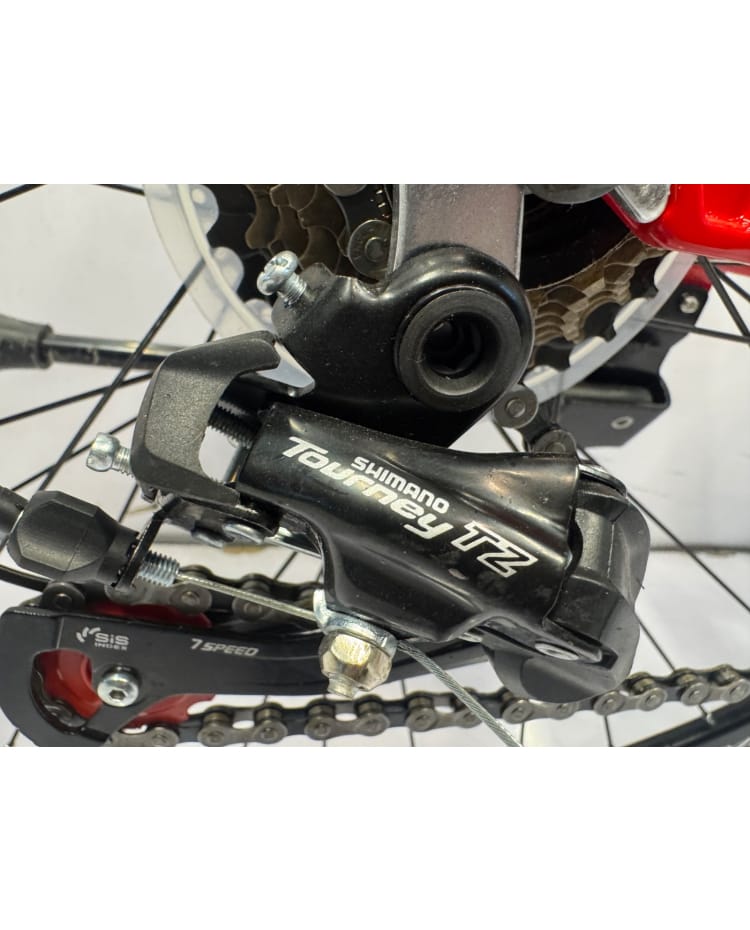 Hybrid Bicycle 700C – White & Red